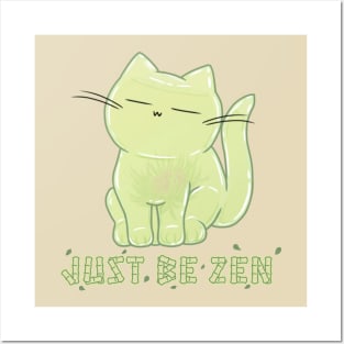 Zen KitTea Posters and Art